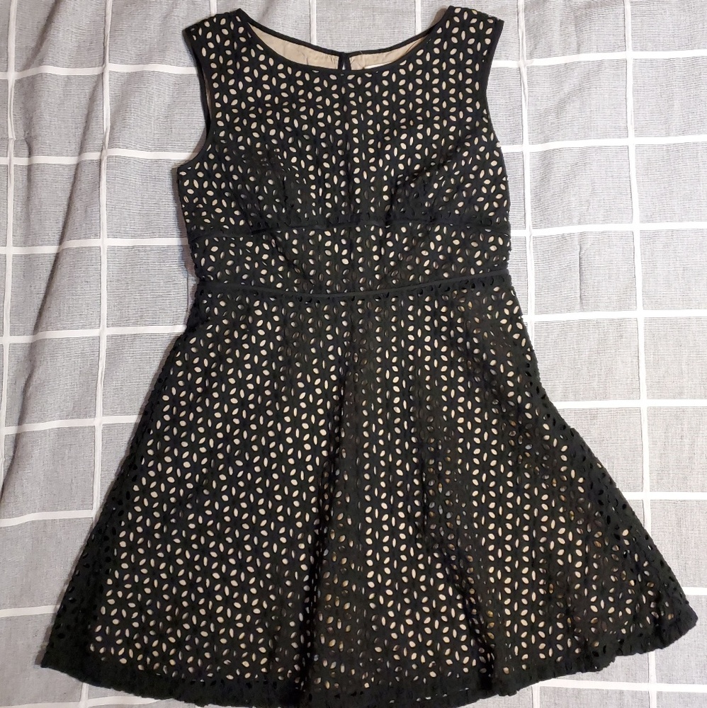 Loft Eyelet lace dress! WORN ONCE